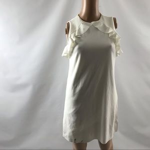 Oodji Dress Size XS Off White Ivory Sleeveless